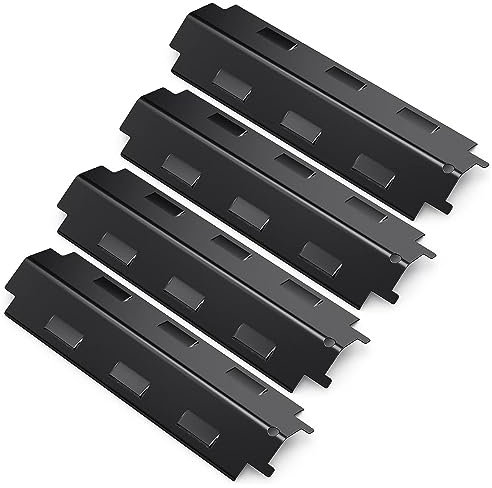 98531 Flavorizer Bar für CharBroil,Thermos,Master Forge, Savor Pro, Outback Meteor Grillteil, 4 PACK Grill-Ersatzteile für Char-Broil, Wärmezelt aus Porzellanstahl, Brennerdeckel& Ersatzteile