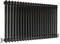 Traditional Radiator Anthracite Double Horizontal Vertical Cast Iron Grey Radiator - 2 Column H600 x W1010mm (H600 x W1010mm 2 Column)