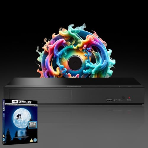 MULTIREGION Blu-ray Player Compatible with Panasonic DP-UB450 MultiRegion Blu-ray Region A, B & C - DVD Regions 1-8 - Bundle Including ET The Ex. Terr.4K UHD Disc