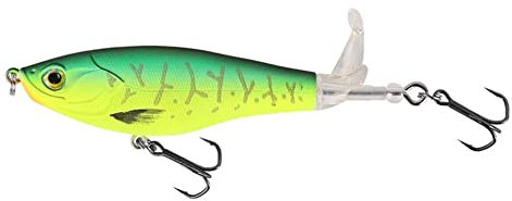 Kingdom Whopper Popper Angelköder Harte Köder weich rotierender Schwanz Topwater Popper Wobbler Schnelle Logistik