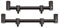 Saenger Unisex – Erwachsene Anaconda BLAXX 2 Rod Goal Post Buzzer 20cm