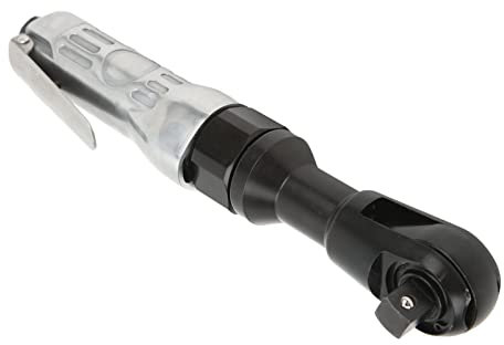 Air Ratchet Wrench, 1/2 inch Air Ratchet 61 Nm Torque 260 mm Length Pneumatic Impact Spanner Reversible Compressor Tool with Adapter