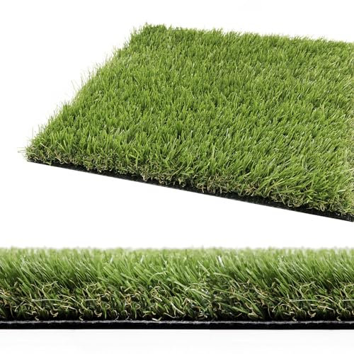 Herbe synthétique 30 mm pelouse verte synthétique herbe artificielle coupable drainant modèle Herbe 2 x 6 m