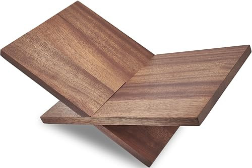 Honygebia Solid Wood Book Stands - Cross Frame Sapele Wooden Book Holder, Open Bookstand for Display and Reading, Suitable for Art, Bible, Cookbook, Easel, Magazine, Textbooks