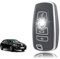 TOOMUME Schlüsselhülle TPU, Autoschlüssel Hülle Passt für BMW 1/2/3/4/5/6/7 Serie X1 X3 X4 M3 M4 M5 F10 F20 F25 F30 F80 520 525 116i 118i 320i, Schlüsselcover Schutz Schlüsselgehäuse - Smart Key