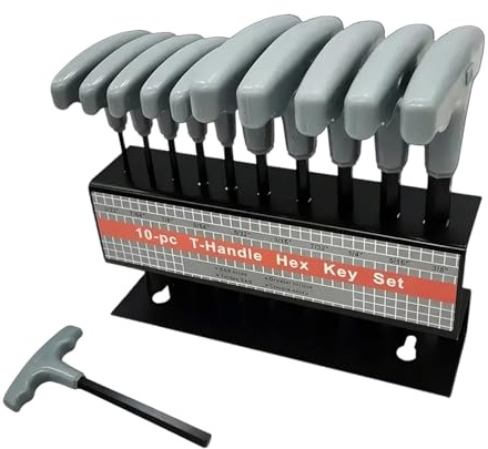 Nyckelsats, sexkantigt nyckelset, nyckelsats, 10 st nyckelset – ergonomisk standardnyckel, cykelnyckel för mekanik