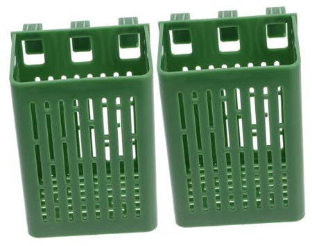 TOYANDONA 2pcs Aquarium Plant Holder Basket Thickened Mesh Pot for Enhanced Water Circulation and Oxygenation Wall-mounted Fish Tank Plant Nursery Holder for Aquatic Flora and Small Fish