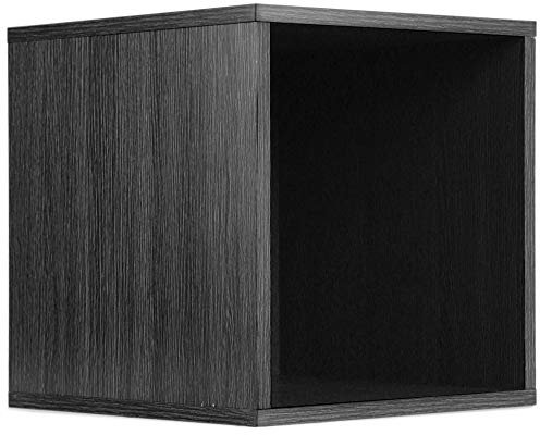 Charles Jacobs Vinyl Record LP Storage Box Unit - Black - Medium