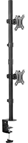 SpeaKa Professional SP-MM-420 Monitorfäste 2 Skärm(ar) 33,8 cm (13,3) - 81,3 cm (32) Svart Tiltbar, Svängbar, Vridbar