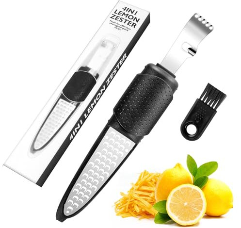 EclipseGuard Grattugia Formaggio Manuale Ideale per Parmigiano, Grattugia Manuale per Limone Scorza Parmigiano Agrumi Zenzero Cioccolato, con Coperchio Protettivo e Spazzola per la Pulizia