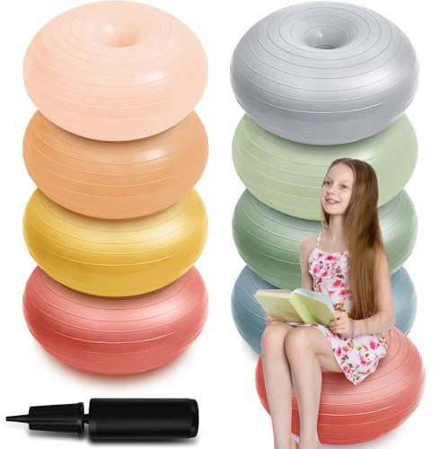 Lewtemi Lot de 8 sièges flexibles pour salle de classe élémentaire, 50,8 cm, couleur bohème