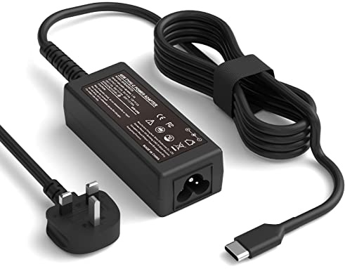 FUDCOCWN 45W USB C Laptop Charger Compatible with HP, Dell, Lenovo, Acer, Asus, Samsung, Google Chromebook, Compatible with Chromebook X360 11 13 14 Type C Power Adapter