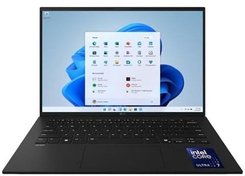 LG gram 14Z90T-G.AD88B Portátil 14 Pulgadas, FHD IPS, Intel Core Ultra7, 32GB RAM, 1TB SSD, Antirreflejo, 1.120 g, Batería hasta 30h, Windows 11, Negro