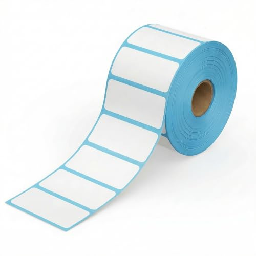 Glamletter 60 x 30 mm Direct Thermal Labels, 1 Roll, 700 Labels | 700 direct thermal labels with blue backing paper and permanent adhesive, supplied as one roll.