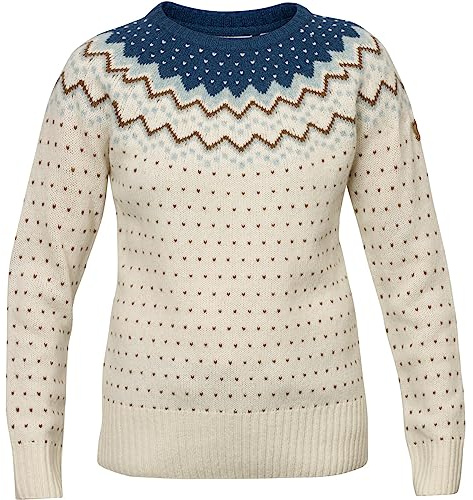 Fjällräven Womens Övik Knit Sweater Sweatshirt, Green, M EU