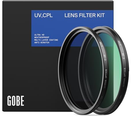 Gobe - Kit de filtres pour Objectif 37 mm : UV + Circulaire polarisant (CPL) (Pro)