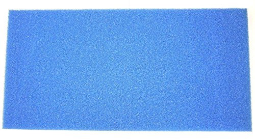 Wohnkult Filtermatte Filterschwamm 100 x 50 x 5 cm Grob PPI 10 Teich Filter Aquarium Koi Filterung