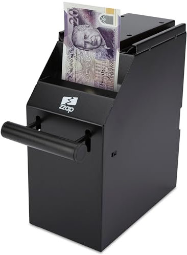 The ZZap S10 POS Banknote Safe - Mounts Underneath a countertop, Robust Steel casing, 2 Security Locks and More!
