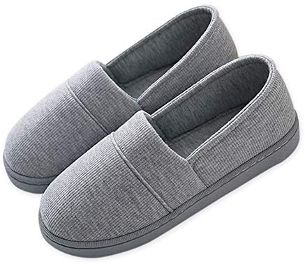 AioTio Chaussons pour Femme Confortables en Mousse à mémoire de Forme, avec Semelle en Caoutchouc antidérapante