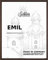 Schloss BILDERRAHMEN Emil 50x120 cm, Schattenfugenrahmen Dekor Eiche dunkel