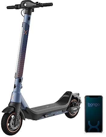 Cecotec Trottinette Électrique Adulte Approuvée Bongo X45 Connected. Puissance 350 W - 750 W, Autonomie 45 km, App, Roue pneumatique de 10, Double Freinage avec Disque de Frein Avant, e-ABS