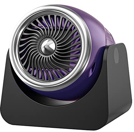 Baceyong Chauffage de voiture 12 V 120 W, dégivreur de voiture rapide 2 en 1, ventilateur de pare-brise à brancher avec support à ventouse pour toutes les voitures, désembuage et dégivrage portable,
