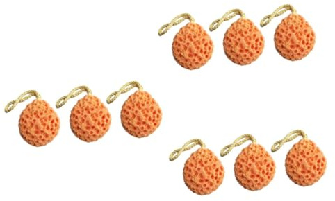 9 Pz Spugna Di Schiuma Di Luffa Spugna Per Piatti in Luffa Spugna Da Doccia in Luffa Spugna Per Il Lavaggio Del Corpo Spugna Corpo Per Doccia Bambino Massaggio Palla Da Bagno