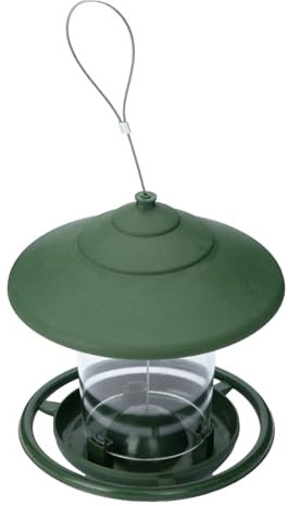 Vogelfütterungsplattform, Transparenter Wildvogel-Futterspender Mit Großem Fassungsvermögen, Regensichere Vogelfutterspender, Langlebige Vogelfutterspender Im Freien, Hängende Vogelfutterschale