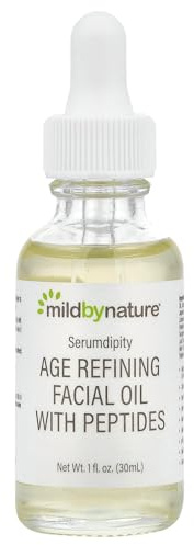 Serumdipity, Age Refining Facial Oil with Peptides, 1 fl oz (30 ml), Mild By Nature