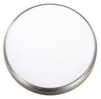 Kooples Hardware Blank Profile Escutcheon – 51.5mm Diameter Round Keyhole Cover – Solid Face for Non-Locking Doors – Satin Stainless Steel – Concealed Fixings – Fixings Included