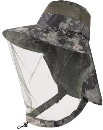 Cappello Da Apicoltore in Rete, Leggero, per Escursionismo, Trekking, Giardinaggio, Arrampicata, Verde