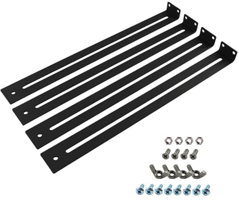 Kit di riparazione per cassetti, 4 pezzi, accessori per mobili, staffe per montaggio centrale per legno/truciolare/cassetti per rinforzare e rompere