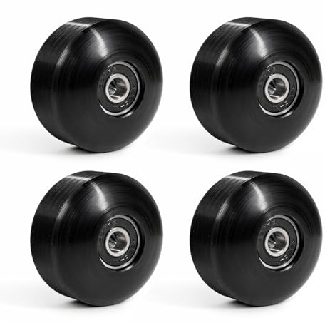 RowGlow 4 st skateboardhjul 52 mm med kullager 95a 608 RS ABEC-9 för skateboard gata tricks Cruiser dubbel kick komplett brädor