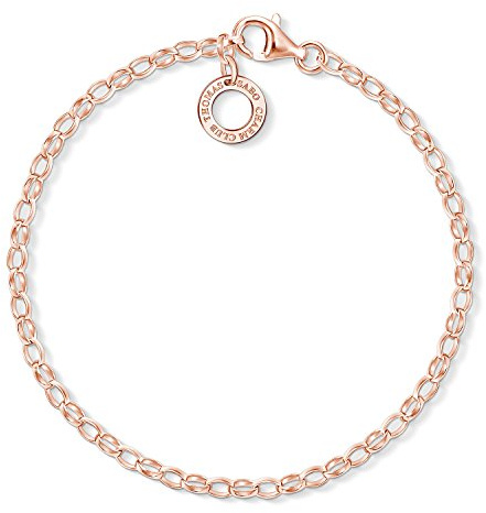 THOMAS SABO Charm-Armband 925er Sterlingsilber; 750er Roségold Vergoldung