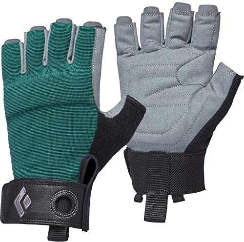 Black Diamond Women's Crag Half-Finger Gloves Kletter-Handschuhe, Raging Sea, Small