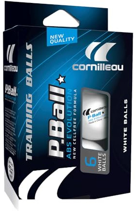 Cornilleau ITTF - Palline da ping pong, 1 stella, colore: bianco, taglia unica