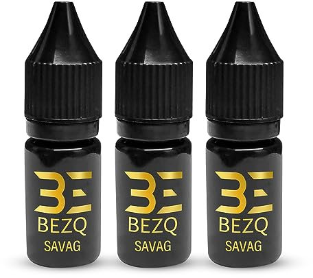 (Pack of 3) * 10ml Oil Refill Scent SAVAG | Car Perfume, Air Freshener - Suitable for CAR Diffuser | USB diffusers |Candle Scented Making Wax Melts Diffuser Reed Car Refill Bottle Drop by BEZQ