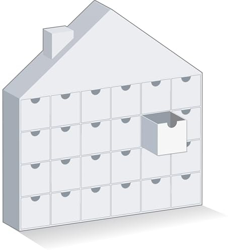 Doodlebug Chipboard Advent Calendar HouseDB8338