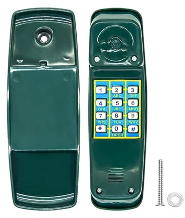 Baoblaze Ensemble de balançoires, Jouets de téléphone, balançoire d'extérieur, Jeu créatif de Simulation, téléphone à clé numérique pour Enfants, garçons et, Vert