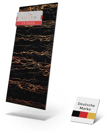 LoXus - Pannelli murali imitazione marmo - Rivestimento murale in PVC - Credendina per cucina - 120x60 cm - Credendina per doccia e cucina - Pannelli decorativi 3D impermeabili per bagno, doccia