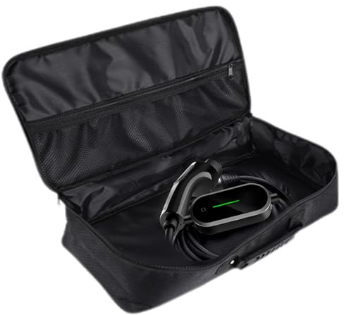 Ev Charging Cable, Jumper Organizer, 17.72x7.09in Wire Storage, Heavy Duty Waterproof Case, Electric Car Charger Pouch for Ev Extension, Cords Holder, Tool Hose, Travel