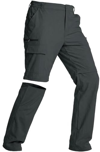 Jogwits Pantalon de Randonnée Homme Détachable avec Jambes Zippées - Léger, Respirant, Séchage Rapide, 6 Poches Cargo - Idéal pour Trekking, Randonnée Estivale