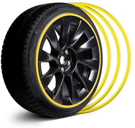 Rim Protectors For Alloy Wheels,Alloy Wheel Edge Ring,Universal Alloy Wheel Protector 4Pcs,Cover Car Protection Tire Trim Rings,Anti-Scratch,aluminum Alloy,for Enhanced Wheel Safety