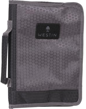 Westin W4 Rig Wallet Medium Titanium Black - Fishing Bag, Artificial Bait Bag, Wallet, Bag for Artificial Bait, Bait Box