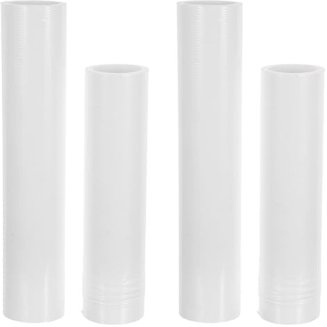 CIYODO Rodillos Adhesivos Quitapelusas Antiestáticos 8 y 10 (4 Piezas), Papel Adhesivo Suave para Limpieza Industrial, Muebles y Eliminación de Polvo en Superficies Sensibles