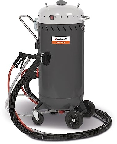 Unicraft mobiles Sandstrahlkabine MSSG 105 A (ohne Verschmutzung der Umgebung, geeignet für verschiedene Strahlgüter, mit integrierter Absaugung, Luftbedarf durchschnittlich ca. 196 l/min) 6204030