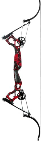 Oneida Osprey Bowfishing Bow with Aluminum Upgrade, Red Deadfin, Right Hand (Medium)
