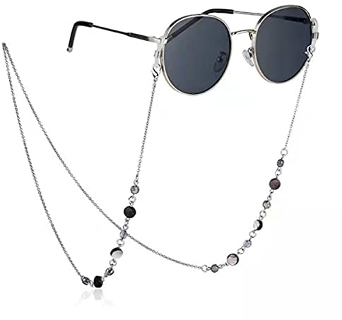CHUANGOU Chaînes de Lunettes pour Femmes Chaîne de Lunettes en Cristal Porte-sangle Lunettes de Soleil