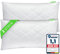 Gentle North Kopfkissen (50x80 cm groß) - 2er Set Kissen für Bett und als Dekokissen - Mit Reißverschluss für Füllung - Sofakissen - Zierkissen für Couch und Sofa - Ökotex - Waschbar bis 60° - Weiß
