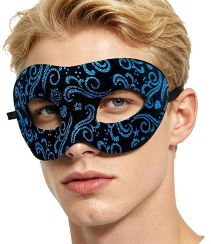 hikiau Maskerad för män | Venedig stil studentbal rekvisita – halloweenmask | för pappa man pojkvän män halloween fest maskerad bal karneval bal